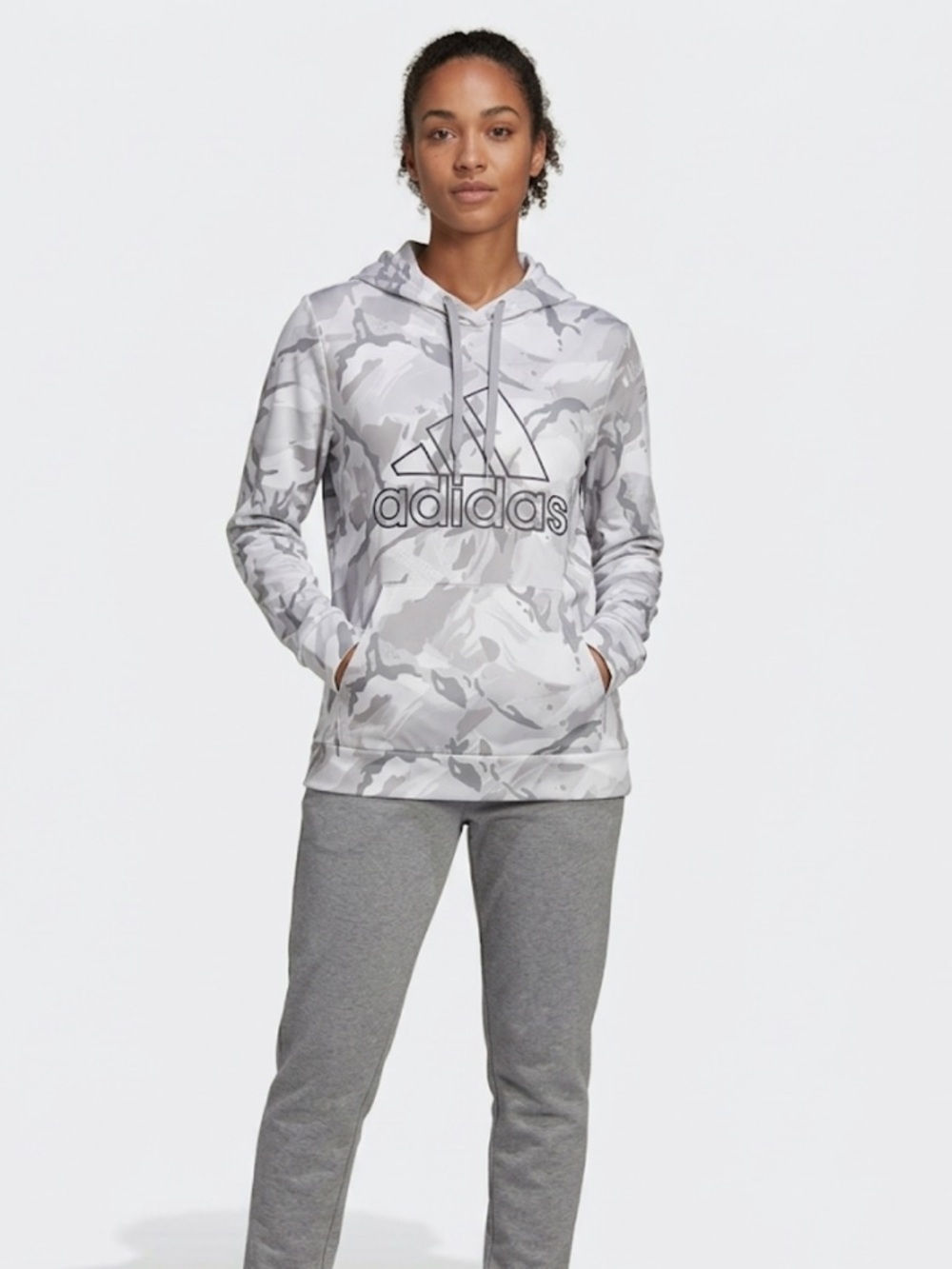 Adidas‎ Camo Hoodie –Size XL | Activewear Athletic Outdoor Campcore